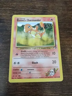 Pokemon Gym Heroes Blaine's Charmander 61/132 Unlimited - Image 1