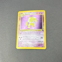 Pokemon TCG Hypno 8/62 Fossil Holo Rare 1999 English WOTC 90 HP Stage 1 - Image 2