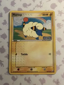 Pokemon Mareep Unseen Forces Stamped & Holo 62/115 50 HP, 2005 - Image 1