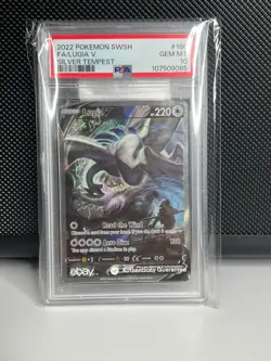 2022 Pokemon Sword and Shield Full Alt Art Lugia V Silver Tempest PSA 10 - Image 1