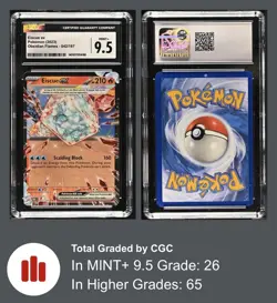 Eiscue ex Double Rare 042/197 Obsidian Flames Holo CGC 9.5 Pokemon TCG 2023 - Image 5