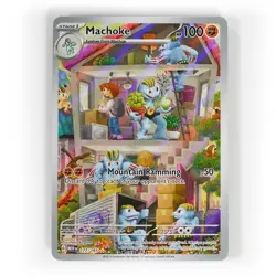 Pokemon - Machoke - 177/165 - Scarlet & Violet: 151 - Illustration Rare Card - Image 1