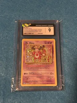 2023 - Pokemon TCG - Mr. Mime 013/034 Blastoise & Suicune Holo - CGC 9 MINT - Image 1