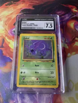 Pokemon TCG Zubat Team Rocket Returns 82/109 Regular Common CGC 7.5 - Image 3