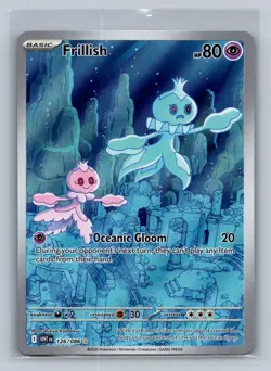 Frillish 126/086 Illustration Rare White Flare Pokemon Near Mint - Image 1