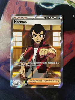 Norman 237/182 Sv04 Paradox Rift Full Art Trainer Holo NM Pokemon TCG Pack Fresh - Image 1
