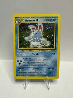 Azumarill 2/111 Holo Rare - Neo Genesis - WOTC Pokemon Card - 🌀SWIRL🌀 LP - Image 1