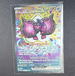 Pokemon TCG Pecharunt ex 163/131 SV Prismatic Evolutions English SIR Holo FA - Image 1