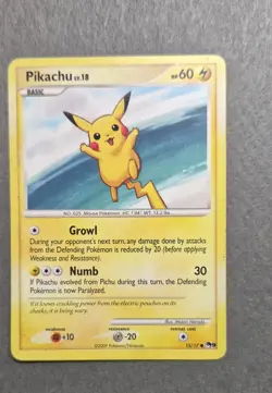 Pokemon Pikachu Lv.18 015/017 POP Series 9 Regular LP/MP - Image 2