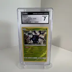 Pokemon Heracross CGC 7 Burning Shadows 11/147 English 2017 Reverse Holo - Image 1