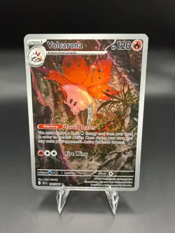2025 Pokemon Black Bolt Volcarona Illustration Rare #100/086 - Image 1