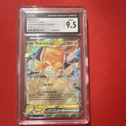 Pokemon TCG Pawmot ex 073/197 Obsidian Flames Holo CGC 9.5 Graded Card 2023 - Image 1