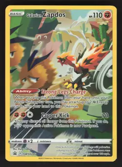 Galarian Zapdos SWSH283 Pokemon TCG Sword & Shield Promo NM - Image 1