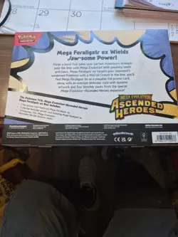Pokemon TCG Mega Feraligatr ex Box Mega Evolution—Ascended Heroes EN Promo - Image 2