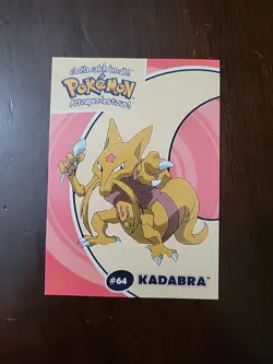 DMG! 2000 Pokemon Danone Stadium #64 Kadabra 10/40 Nintendo - Image 1