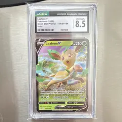 The Pokemon Company CGC 8.5 Leafeon V SWSH194 SWSH Promo Holo EN 2022 - Image 1