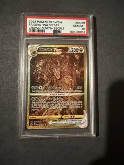Pokemon Giratina VSTAR TCG Card GG69/GG70 Crown Zenith Galarian Gallery - Image 1