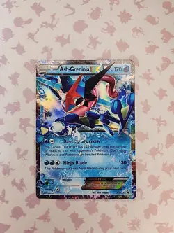 Ash-Greninja Ex Black Star Promo XY 133 Pokemon - MP - Image 1