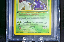 CGC 8.5 Heracross 1st Edition 6/111 Neo Genesis Holo 2000 Pokemon Card Graded - Image 3