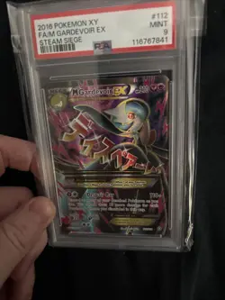 2016 POKEMON XY STEAM SIEGE #112 FULL ART M GARDEVOIR EX PSA 9 - Image 4