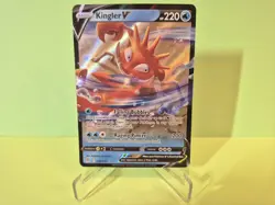 Kingler V 028/172 - Brilliant Stars Ultra Rare Holo - Pokemon TCG Card - NM - Image 1