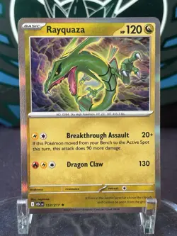 Pokemon Rayquaza Ascended Heroes #153/217 Rare Holo Near Mint - Image 1