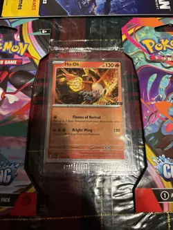 Sealed Ho-Oh EB Games Promo Card Bundle + Chaos Rising Packs x2 Pokemon TCG - Image 3