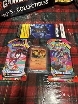 Sealed Ho-Oh EB Games Promo Card Bundle + Chaos Rising Packs x2 Pokemon TCG - Image 4