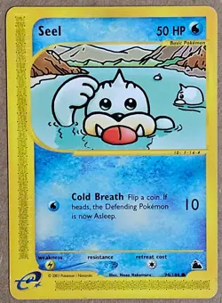 Seel Skyridge Pokemon Card 2003 TCG Non-Holo 94/144 - Image 1