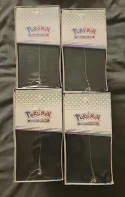 Pokemon TCG Prismatic Evolutions Elite Trainer Box ETB Lot of 4 Sealed - Image 3