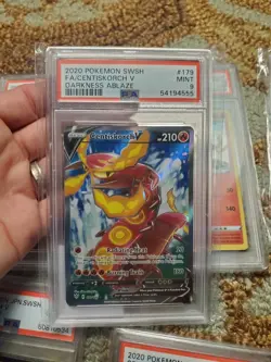 Psa 10 9 Sizzlepede Centiskorch 033 179 009 101 030 027 Pokemon Lot Reverse Holo - Image 2