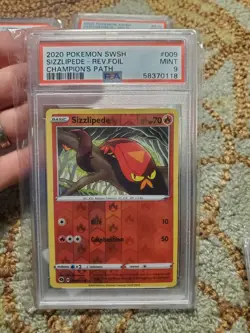 Psa 10 9 Sizzlepede Centiskorch 033 179 009 101 030 027 Pokemon Lot Reverse Holo - Image 5