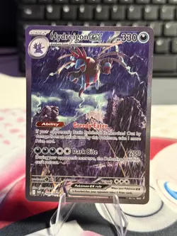 Hydreigon ex 169/086 Sv: White Flare Holo Special Illustration Rare Pokemon NM - Image 1
