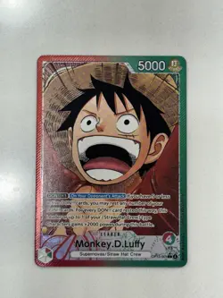 One Piece CCG Monkey D. Luffy OP13-001 Leader Alt Art Foil 5000 EN - Image 1