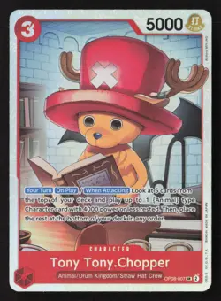 Tony Tony.Chopper (007) SR OP08-007 NM - One Piece TCG - Image 1