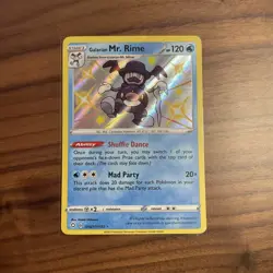 Galarian Mr. Rime - SV021/SV122 - Shiny Holo Rare Pokemon Shining Fates NM - Image 1