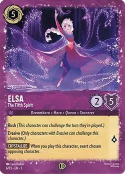 Elsa - The Fifth Spirit 6 Disney Lorcana Promo Cards NM/M SEALED! - Image 1