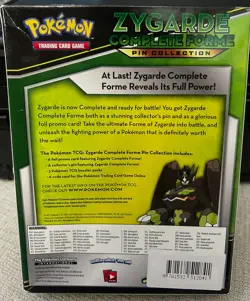 2017 RELEASE! NEW, SEALED Pokemon TCG: Zygarde Complete Forme Pin Collection 820650802737 - Image 2
