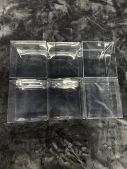 6x Lot Pokemon Booster Box Protector Case - UV & Scratch-Resistant .50mm Thick - Image 1