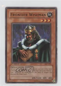 Frontier Wiseman 1st Ed. YuGiOh Legacy of Darkness #LOD-022 2003 READ - Image 1