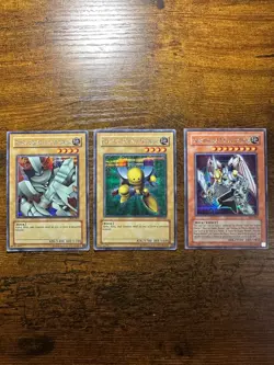 Yugioh Beta Gamma Alpha Maget DOR-001 002 Valkyrion SDD-001 Secret Rare HP - Image 1
