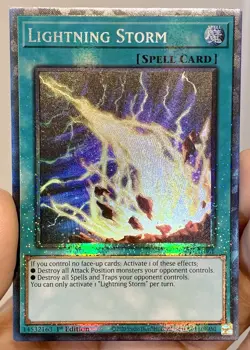 Yugioh Lightning Storm RA01-EN061 Prismatic Collectors Rare (PCR) 1st NM - Image 2