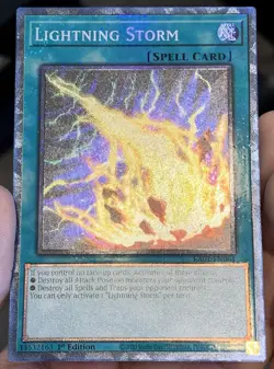 Yugioh Lightning Storm RA01-EN061 Prismatic Collectors Rare (PCR) 1st NM - Image 4