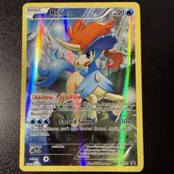 Keldeo XY118 XY Black Star Promo Pokemon Card TCG Holo Near Mint - Image 1