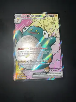 Pokemon TCG Ionos Bellibolt EX Journey Together Black Star Promo 194 NM - Image 1
