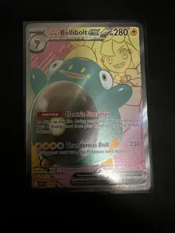 Pokemon TCG Ionos Bellibolt EX Journey Together Black Star Promo 194 NM - Image 2