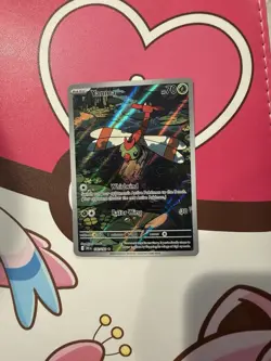 Pokemon Yanma 183/182 Destined Rivals Full Art Illustration Rare SV10 Holo NM - Image 1