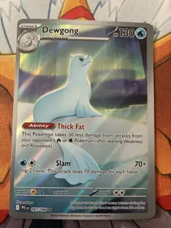 Pokemon TCG Dewgong 097/094 Illustration Rare Full Art NM - Image 1