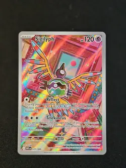 Pokemon Sigilyph 121/086 White Flare Illustration Rare - Image 1