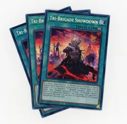 Yugioh Tri-Brigade Showdown X3 Prismatic Secret Rare MP23-EN198 1st NM Playset - Image 1